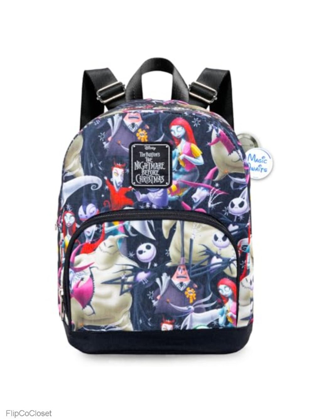 Canvas Mini Backpack - Disney Nightmare Before Christmas - Adjustable Straps